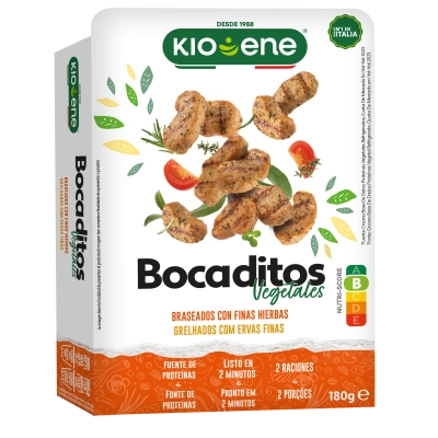 Bocaditos vegetales braseados con finas hierbas
