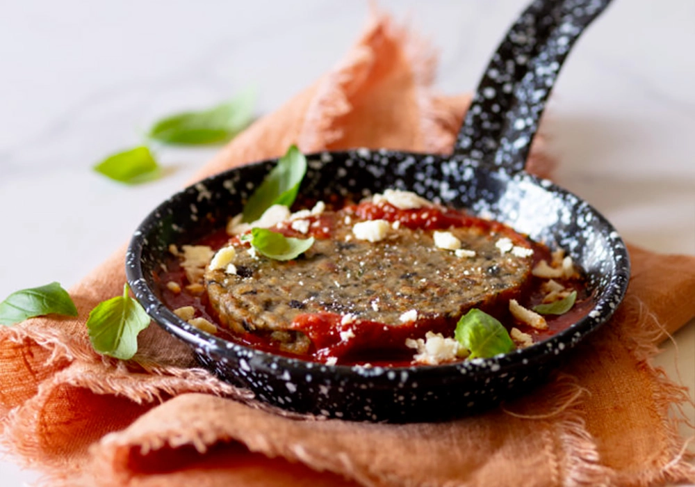 Burger alle melanzane alla Norma