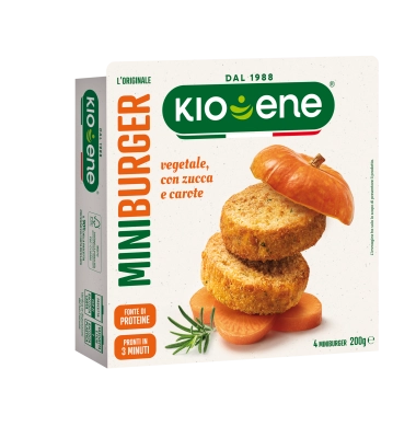 Veggie Mini Burger with Pumpkin and Carrots