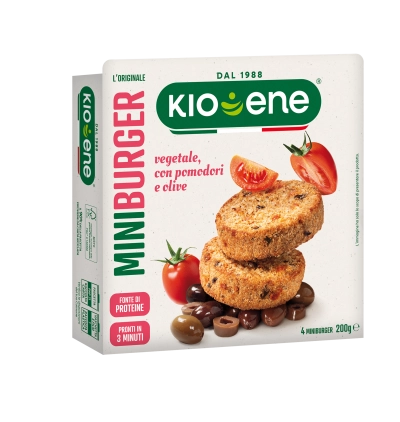 Veggie Mini Burgers with Tomatoes and Olives
