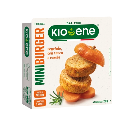Mini Burger Vegetale con Zucca e Carote